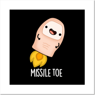 Missile Toe Cute Mistletoe Pun Posters and Art